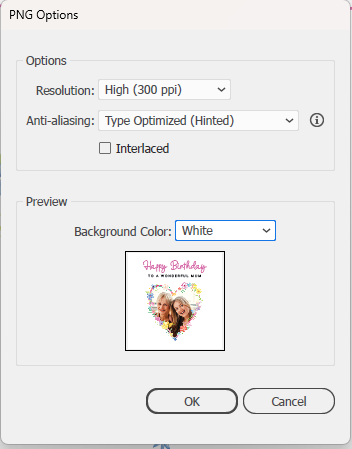 Prepare a demo image to sit behind the artwork.