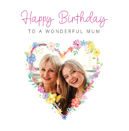 Choose the Personalised Photo Card upload option.