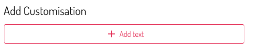 Use Add text to create an editable text section.